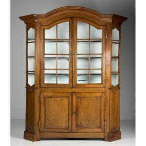 Vitrine en chêne belge