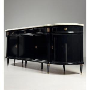 Buffet de style Louis XVI Noir