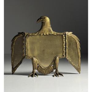Pare-feu italien des années 1960 avec aigle