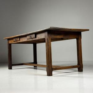 Table monastique en chêne, 200 cm