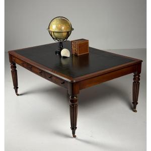 English Mahogany Desk, Circa 1900