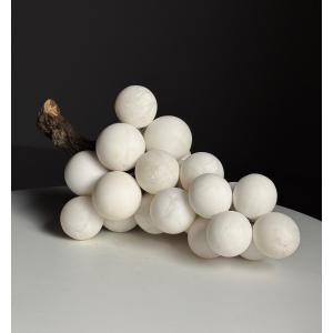 Alabâtre, grappe de raisin, blanc vintage