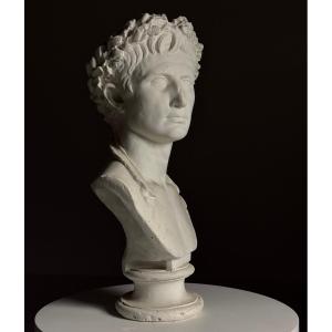 Plaster Bust Of Emperor Augustus