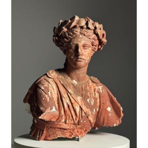 Statue en plâtre représentant une déesse grecque, début du XXe siècle