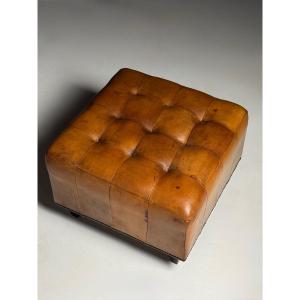 Classic Sheepskin Pouf