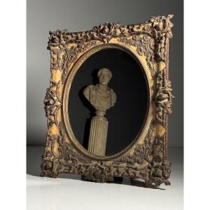 19th-century Baroque-style Mirror