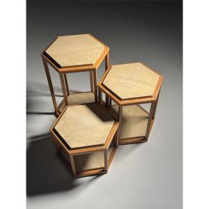 Set Of 3 Roche Bobois Side Tables