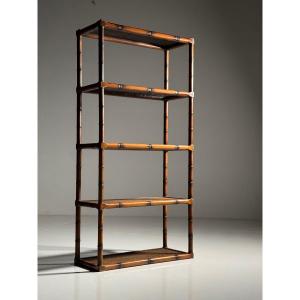 Etagère Faux Bamboo vers 1980