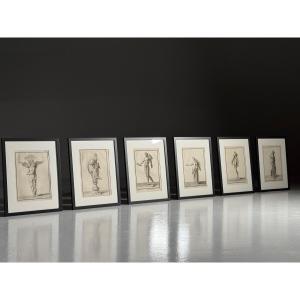 Lot de 6 gravures du XIXe siècle