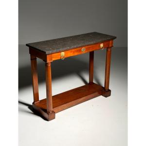 19th-century Empire-style Mahogany Trumeau, 19th Century