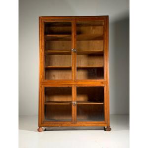 Vintage Oak Display Cabinet