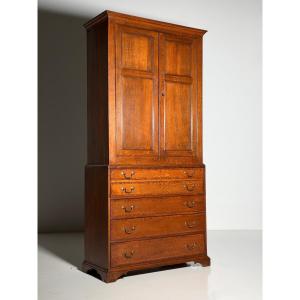 19th-century English Office Cabinet