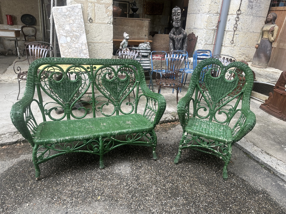 Salon rotin jardin d’hiver 