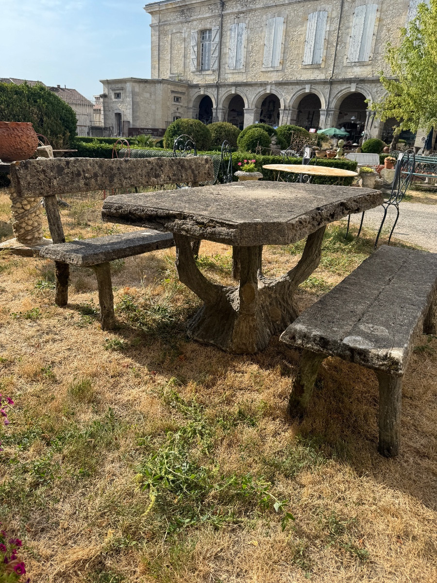 Salon de jardin rocaille 