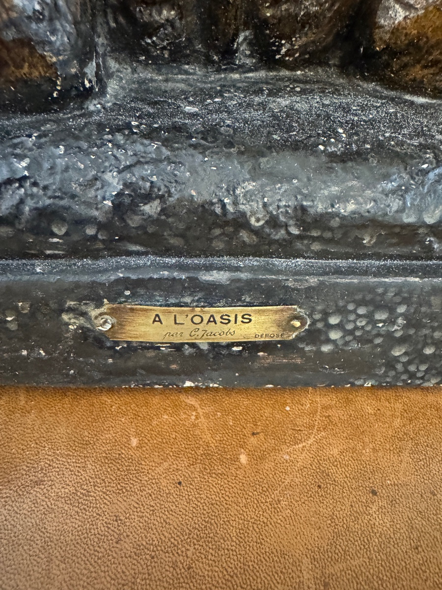 A l’oasis ( plâtre )-photo-2