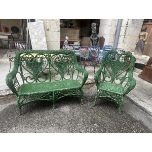 Salon rotin jardin d’hiver 