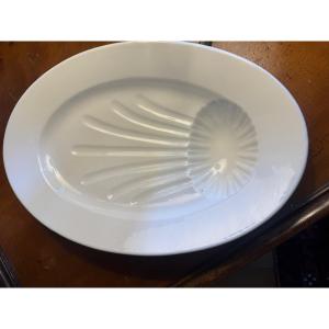 Grand plat à viande porcelaine