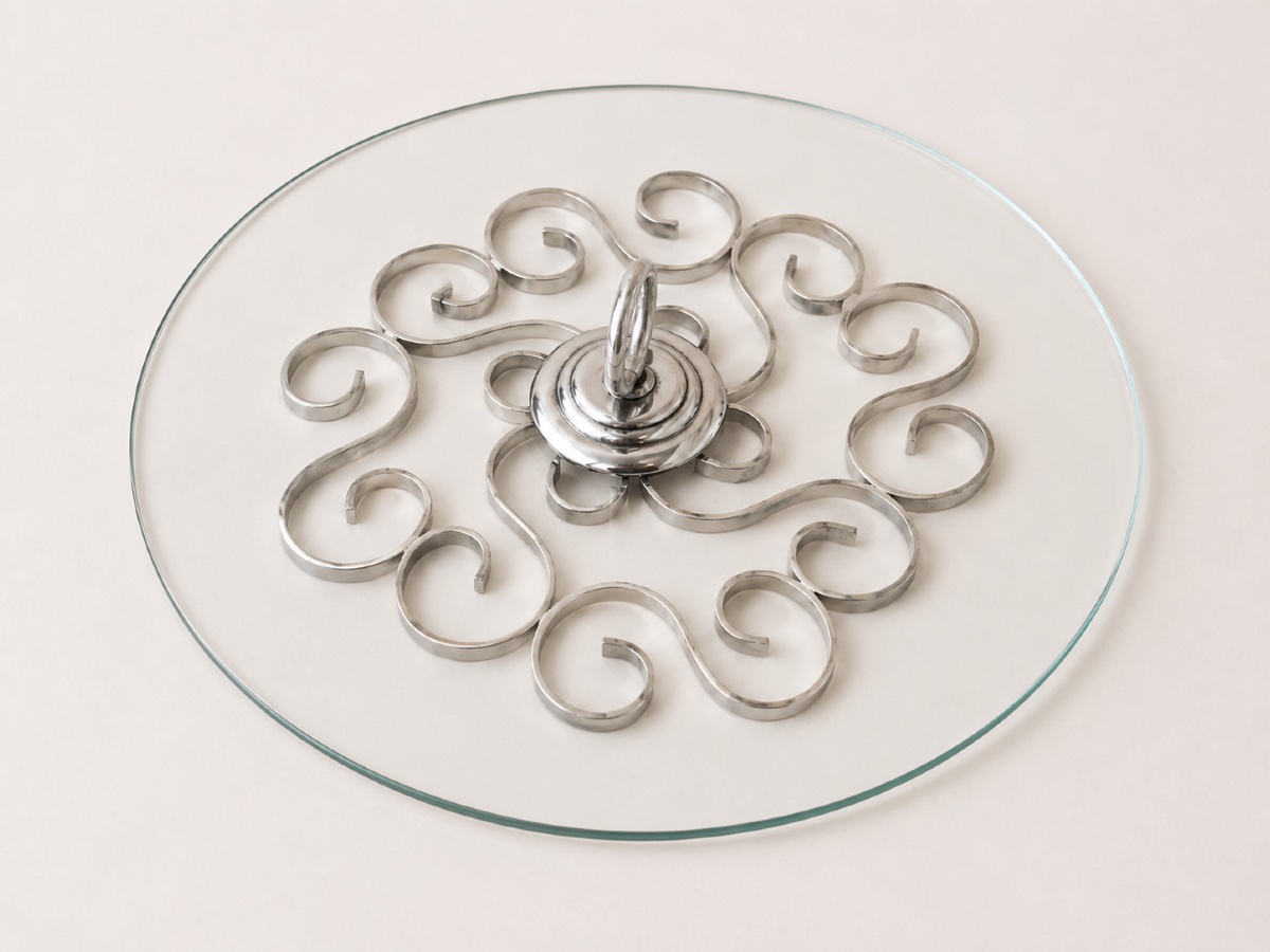 Christofle Silver Plated Arabesque Cheese Tray