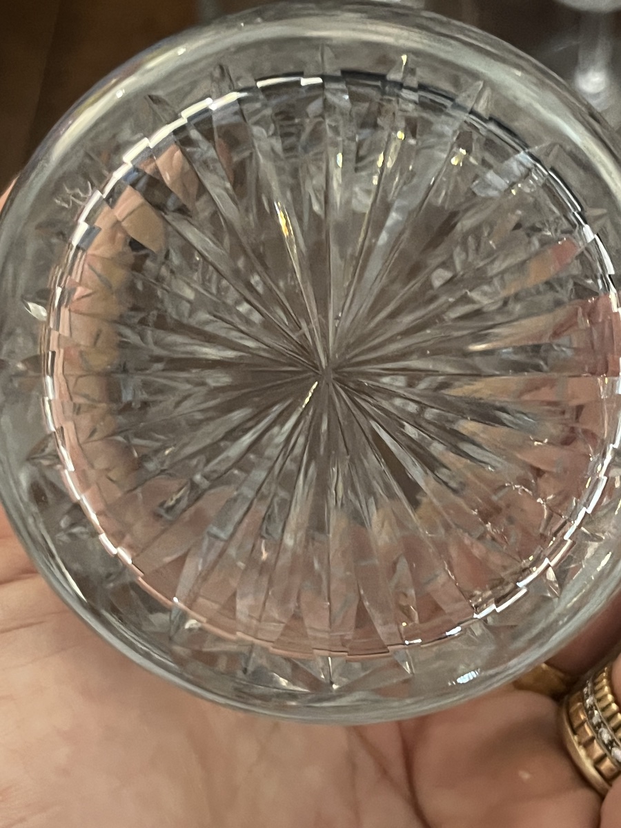 Service à liqueur cristal fin xix e cristal français -photo-1