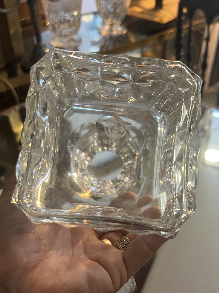 Baccarat Crystal Whiskey Decanter With Logo -photo-2
