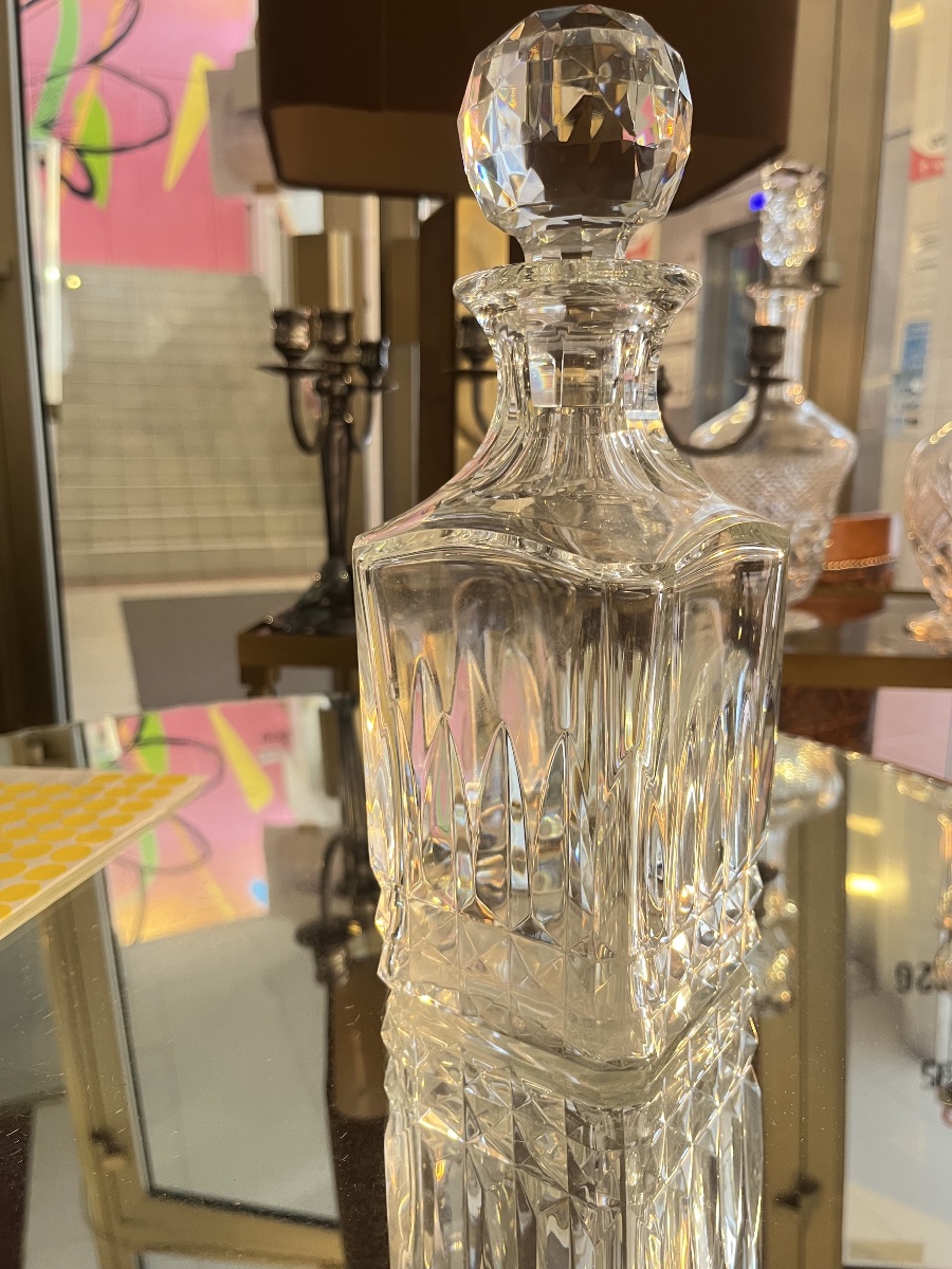 Baccarat Crystal Whiskey Decanter With Logo -photo-4