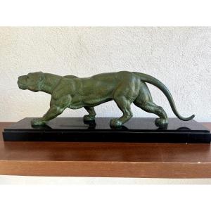 chiparus sculpture panthère art déco 