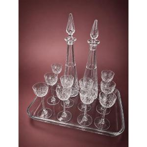 Service à liqueur cristal fin xix e cristal français