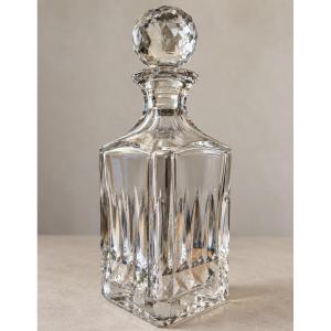 Baccarat Crystal Whiskey Decanter With Logo 