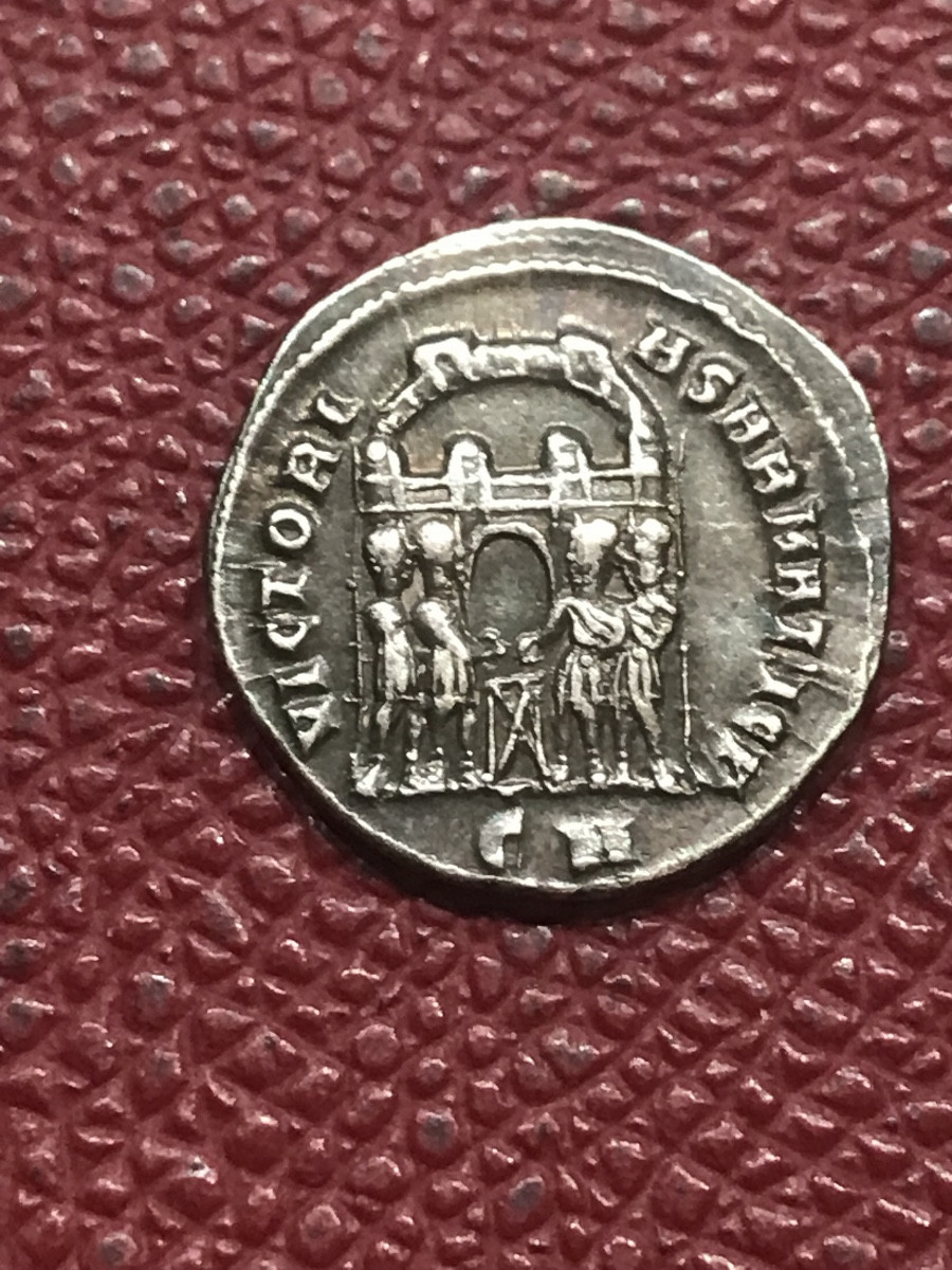 Argenteus  Maximin Hercule. -photo-2