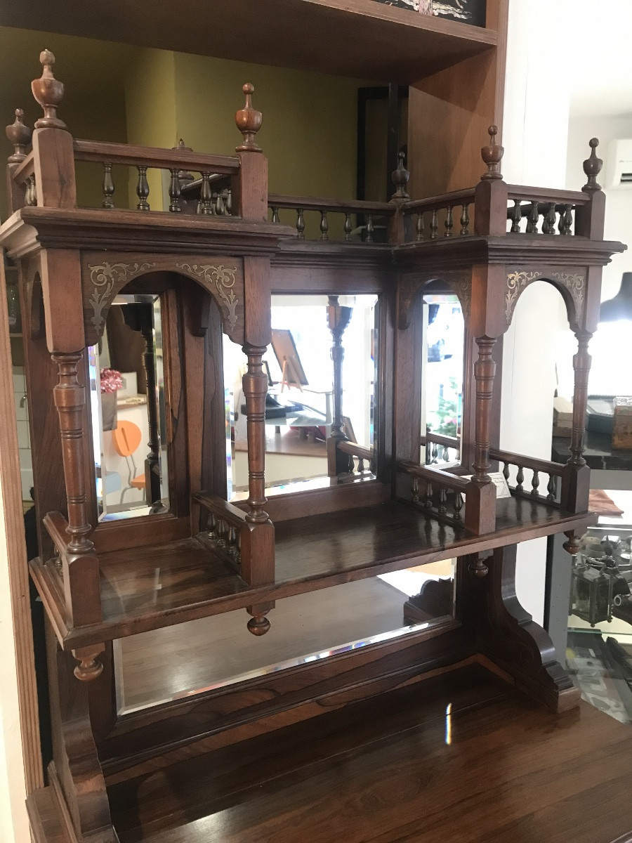 Small Art Nouveau Sideboard -photo-4