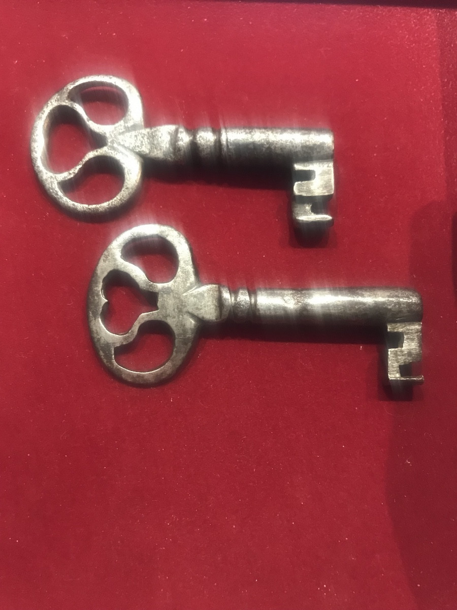 Paires de clés 16 eme siècle 