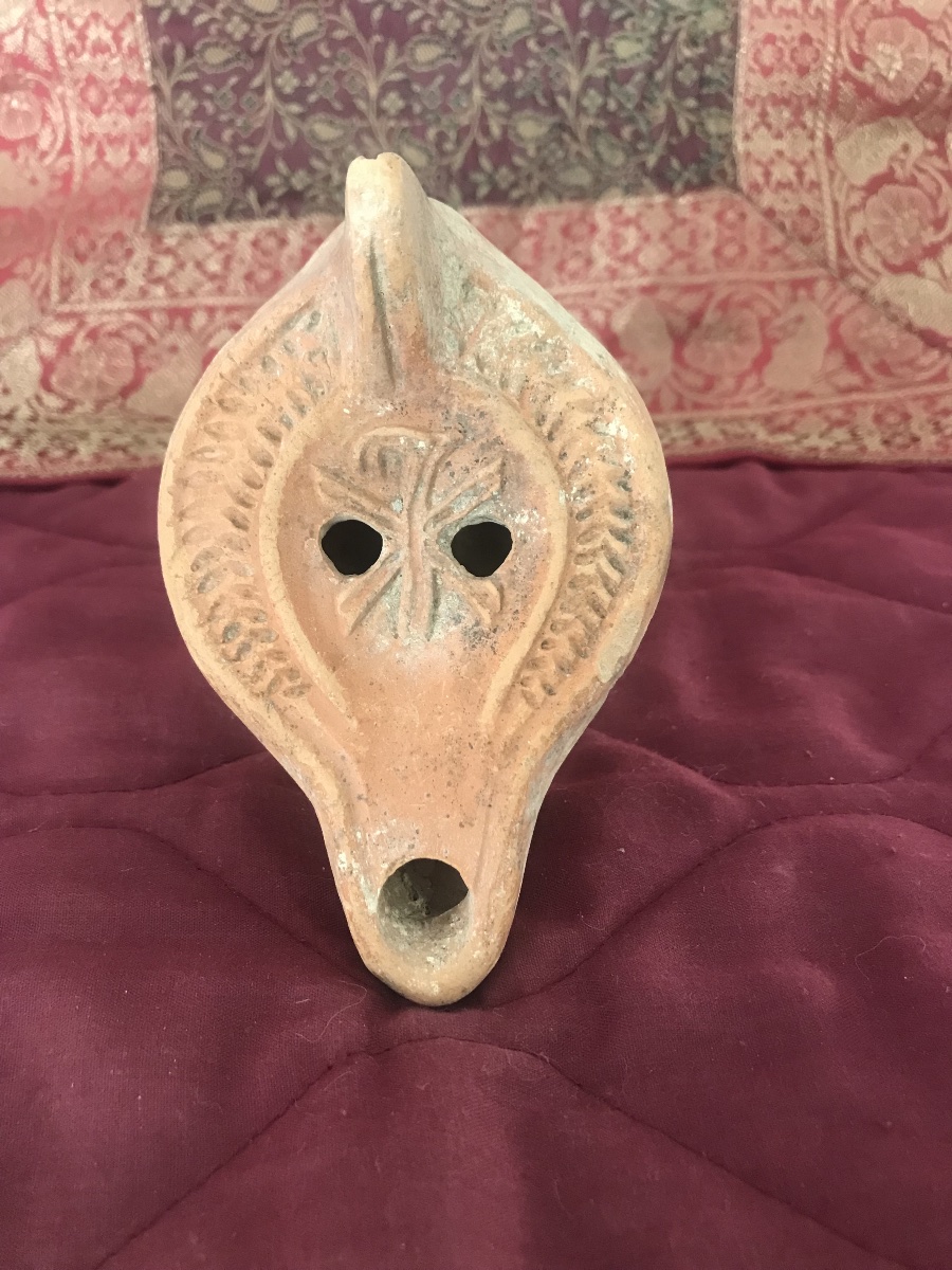 Lampe à huile Chrétienne 