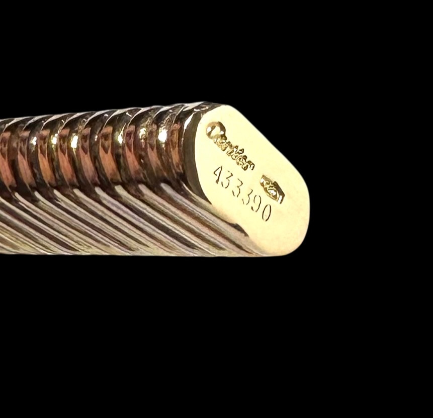 Pendentif Cartier vintage 3 ors ouvrant-photo-2