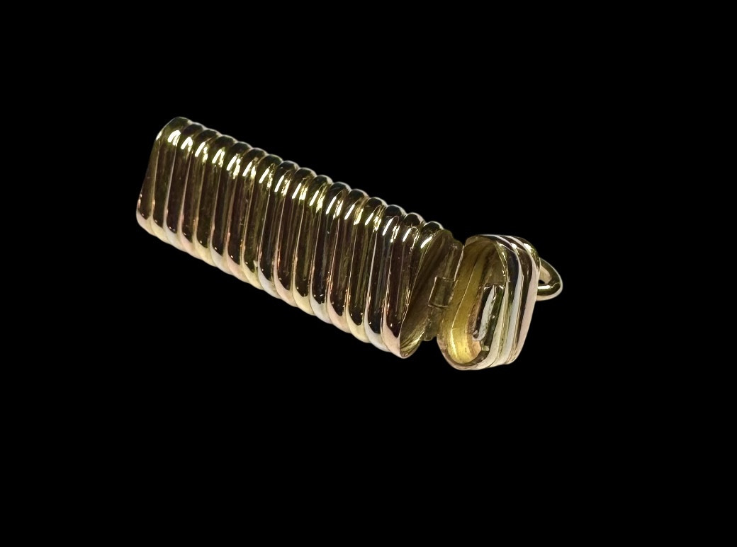 Pendentif Cartier vintage 3 ors ouvrant-photo-3