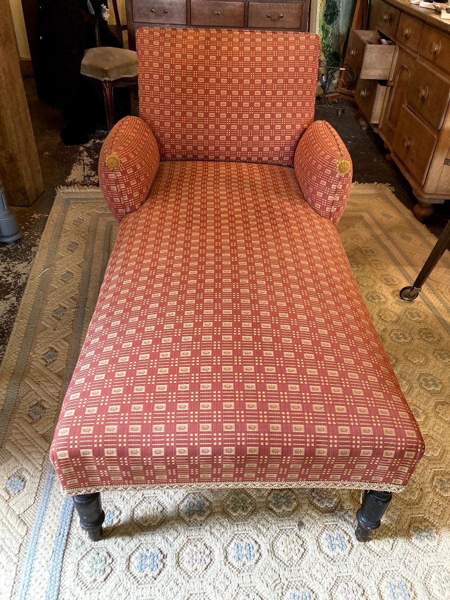 Méridienne D'Époque Napoléon III - Vers 1850 - Authentique Meuble Ancien