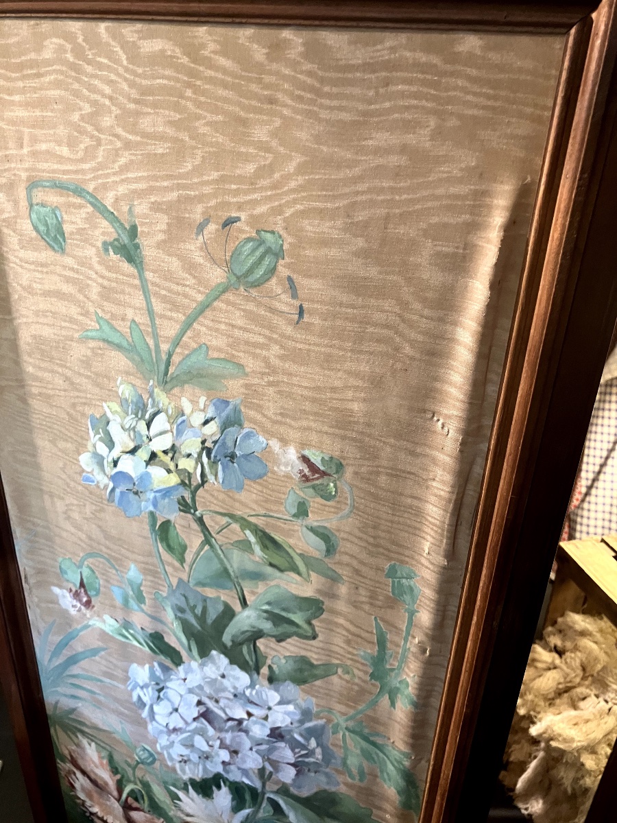 5-panel Art Nouveau Style Screen-photo-2