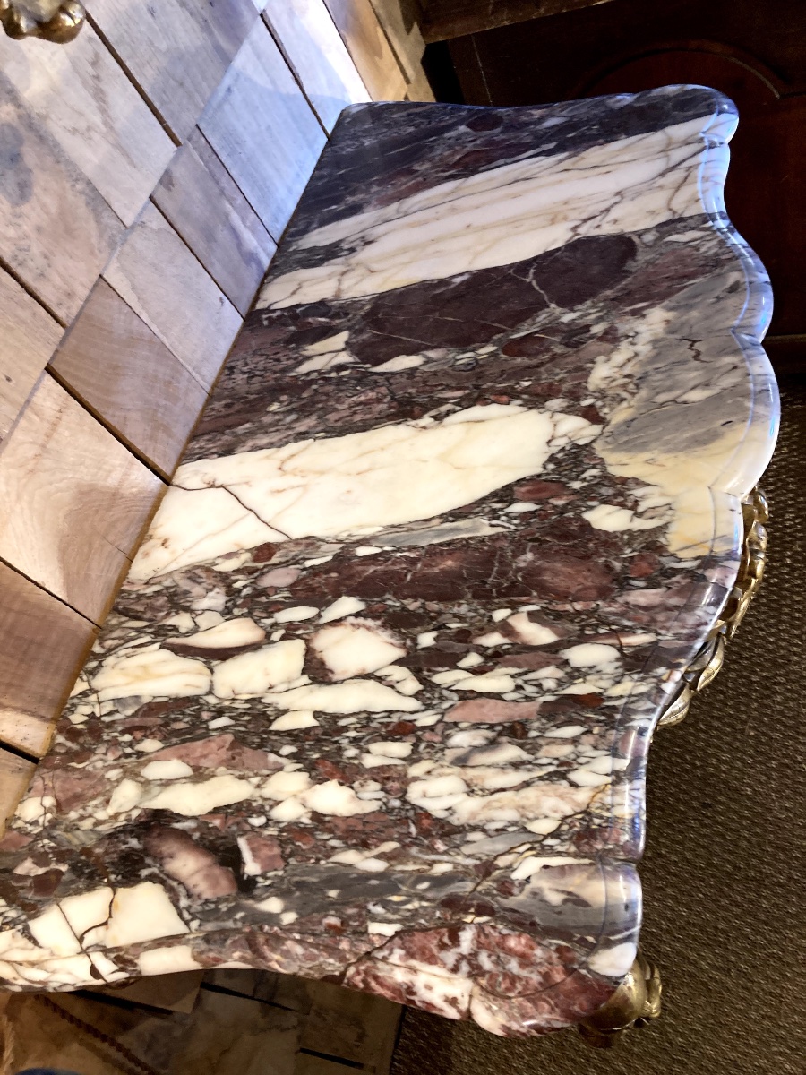 Console Murale De Style Louis XV-photo-3