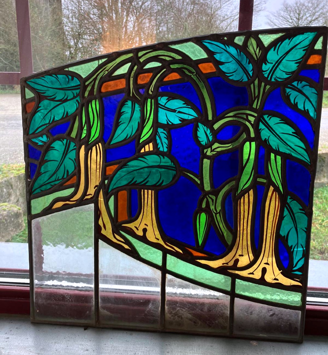 Vitrail art déco 