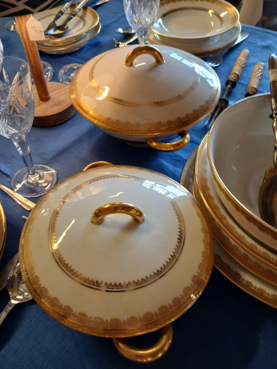 Service de table  porcelaine Haviland 74 pièces-photo-3
