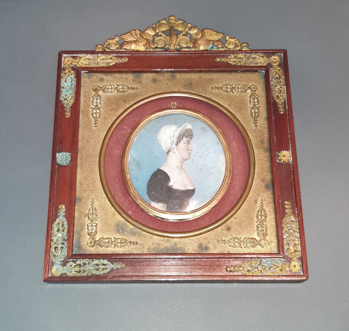 Empire Miniature Depicting A Lady-photo-2