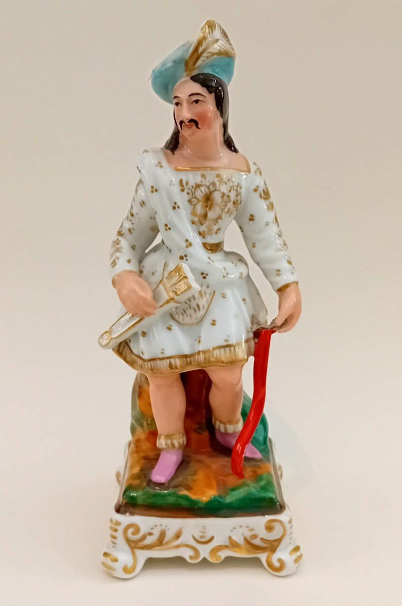 Flacons De Parfum En Porcelaine Décorée, France 19e Siècle-photo-4