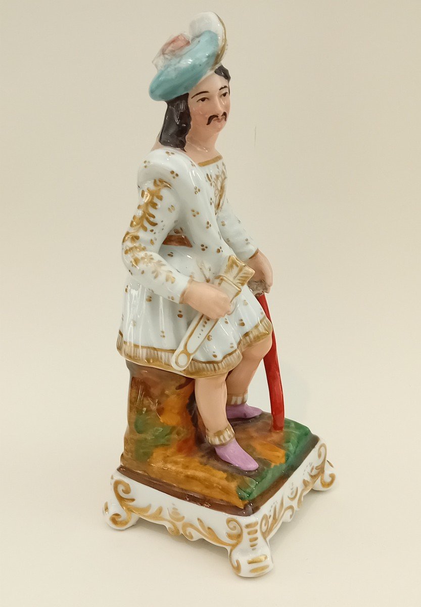 Flacons De Parfum En Porcelaine Décorée, France 19e Siècle-photo-1