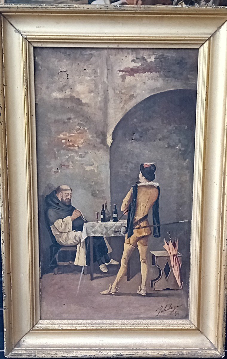 Oil Italian Painting On Canvas