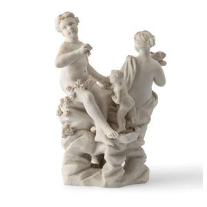 Group In Biscuit, Allegory Of Spring And Summer 