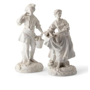 Pair Of Sevres Biscuit Scultures 