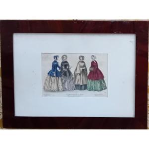 French Fashion Dressmaking Print