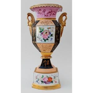 Empire Porcelain Polychrome Vase