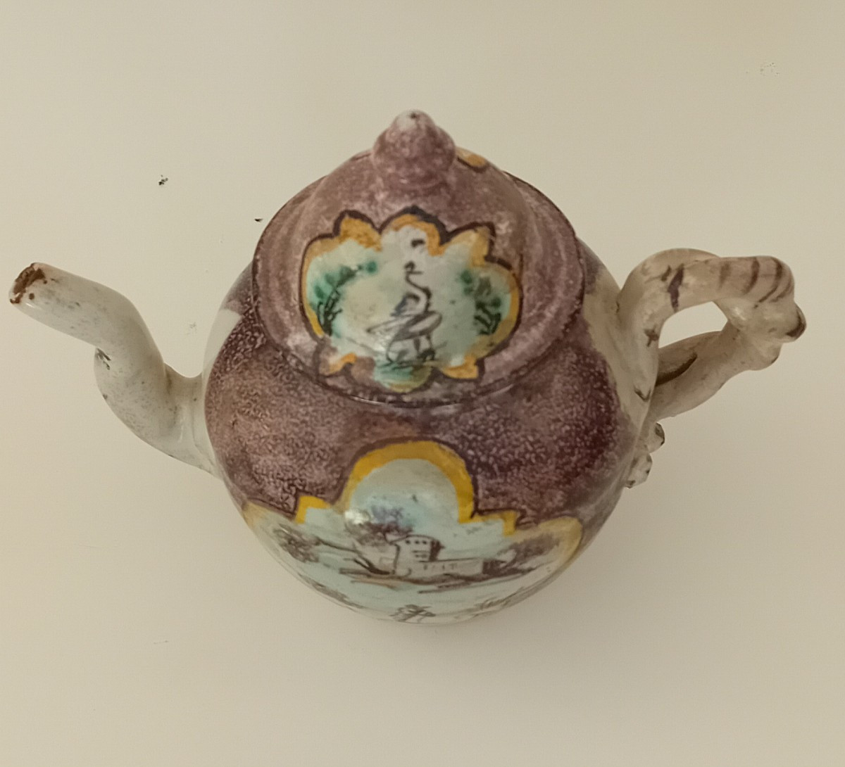 Antique Italian Majolica Set,18th Century -photo-1