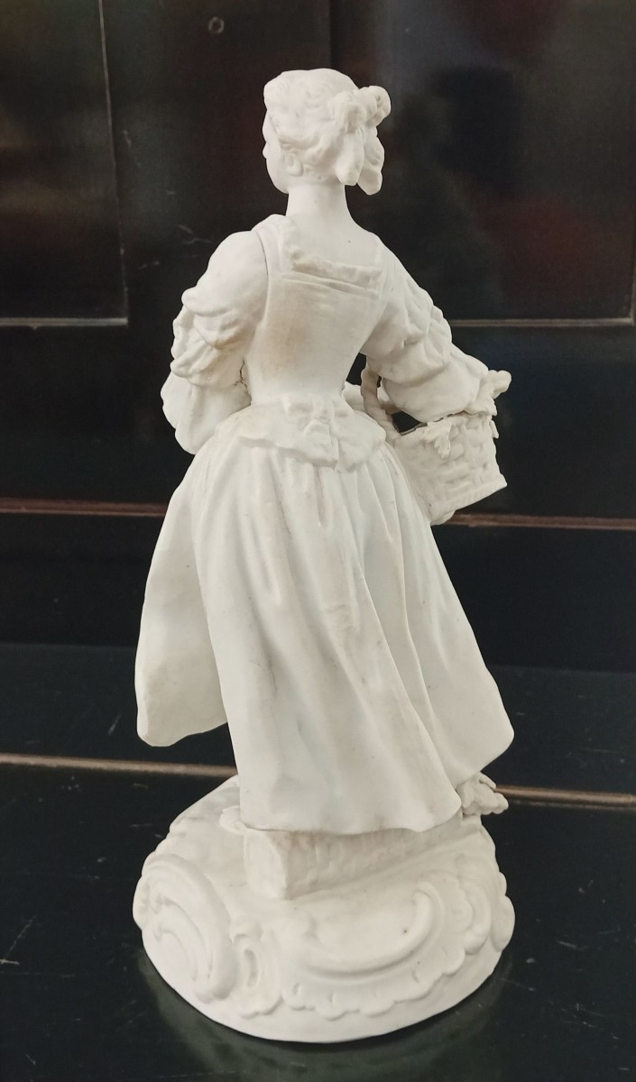 Pair Of Antique Biscuit Figurines, Sevres, France-photo-4