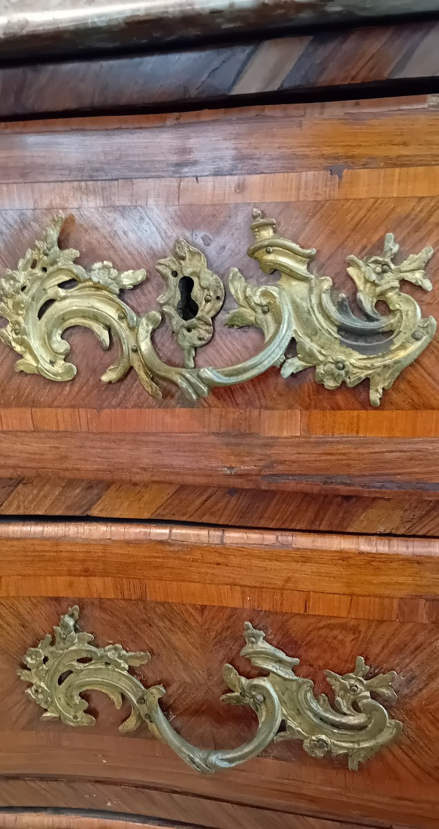 Antique Louis XIV  Chest Of Drawres-photo-4